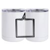 10 oz. White Stainless Steel Short Tumbler Thumbnail