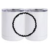 10 oz. White Stainless Steel Short Tumbler Thumbnail