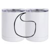 10 oz. White Stainless Steel Short Tumbler Thumbnail