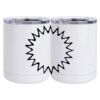10 oz. White Stainless Steel Short Tumbler Thumbnail