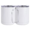 10 oz. White Stainless Steel Short Tumbler Thumbnail