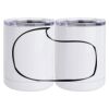 10 oz. White Stainless Steel Short Tumbler Thumbnail