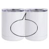 10 oz. White Stainless Steel Short Tumbler Thumbnail