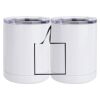10 oz. White Stainless Steel Short Tumbler Thumbnail