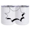 10 oz. White Stainless Steel Short Tumbler Thumbnail