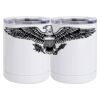 10 oz. White Stainless Steel Short Tumbler Thumbnail