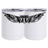 10 oz. White Stainless Steel Short Tumbler Thumbnail