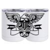 10 oz. White Stainless Steel Short Tumbler Thumbnail