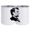 10 oz. White Stainless Steel Short Tumbler Thumbnail