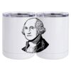 10 oz. White Stainless Steel Short Tumbler Thumbnail