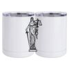 10 oz. White Stainless Steel Short Tumbler Thumbnail