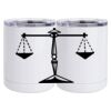 10 oz. White Stainless Steel Short Tumbler Thumbnail