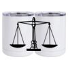 10 oz. White Stainless Steel Short Tumbler Thumbnail