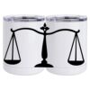 10 oz. White Stainless Steel Short Tumbler Thumbnail
