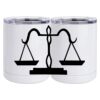10 oz. White Stainless Steel Short Tumbler Thumbnail