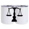 10 oz. White Stainless Steel Short Tumbler Thumbnail