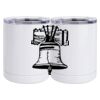 10 oz. White Stainless Steel Short Tumbler Thumbnail