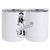 10 oz. White Stainless Steel Short Tumbler Thumbnail