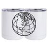 10 oz. White Stainless Steel Short Tumbler Thumbnail