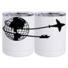 10 oz. White Stainless Steel Short Tumbler Thumbnail