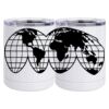 10 oz. White Stainless Steel Short Tumbler Thumbnail