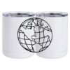 10 oz. White Stainless Steel Short Tumbler Thumbnail