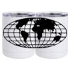 10 oz. White Stainless Steel Short Tumbler Thumbnail