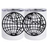 10 oz. White Stainless Steel Short Tumbler Thumbnail