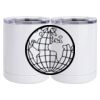 10 oz. White Stainless Steel Short Tumbler Thumbnail