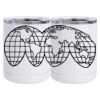 10 oz. White Stainless Steel Short Tumbler Thumbnail
