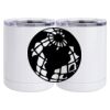 10 oz. White Stainless Steel Short Tumbler Thumbnail