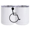 10 oz. White Stainless Steel Short Tumbler Thumbnail