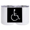 10 oz. White Stainless Steel Short Tumbler Thumbnail