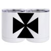 10 oz. White Stainless Steel Short Tumbler Thumbnail