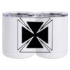 10 oz. White Stainless Steel Short Tumbler Thumbnail