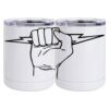 10 oz. White Stainless Steel Short Tumbler Thumbnail