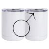 10 oz. White Stainless Steel Short Tumbler Thumbnail