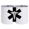 10 oz. White Stainless Steel Short Tumbler Thumbnail