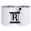 10 oz. White Stainless Steel Short Tumbler Thumbnail