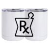 10 oz. White Stainless Steel Short Tumbler Thumbnail
