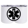 10 oz. White Stainless Steel Short Tumbler Thumbnail