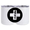 10 oz. White Stainless Steel Short Tumbler Thumbnail