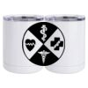 10 oz. White Stainless Steel Short Tumbler Thumbnail