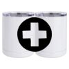 10 oz. White Stainless Steel Short Tumbler Thumbnail