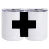 10 oz. White Stainless Steel Short Tumbler Thumbnail