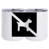 10 oz. White Stainless Steel Short Tumbler Thumbnail