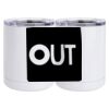 10 oz. White Stainless Steel Short Tumbler Thumbnail