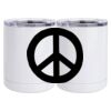10 oz. White Stainless Steel Short Tumbler Thumbnail