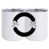 10 oz. White Stainless Steel Short Tumbler Thumbnail