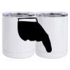 10 oz. White Stainless Steel Short Tumbler Thumbnail